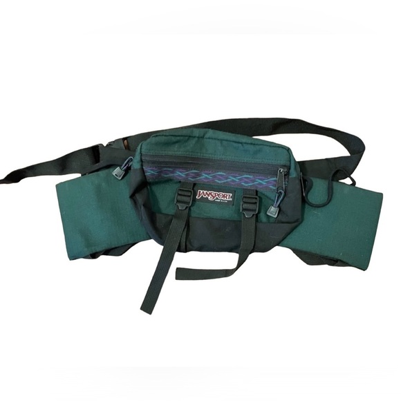 Jansport Handbags - VINTAGE JANSPORT Fannypack w/2 Bottle Holders